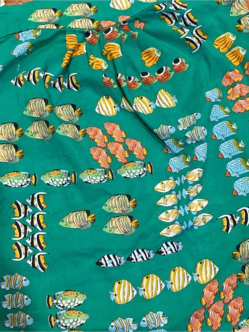 Vintage J. Crew fish top, y2k J Crew Fish Tank Top size small RARE
